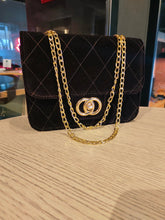 Brown Velvet Shoulder Bag for Women - Luxurious Velvet Handbag